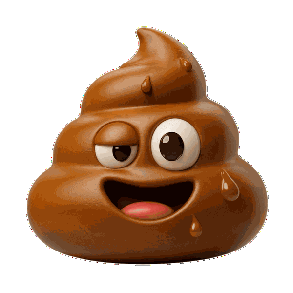 Cartoon poop emoji